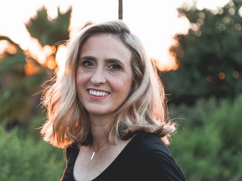 Vorher: Blonde Haare